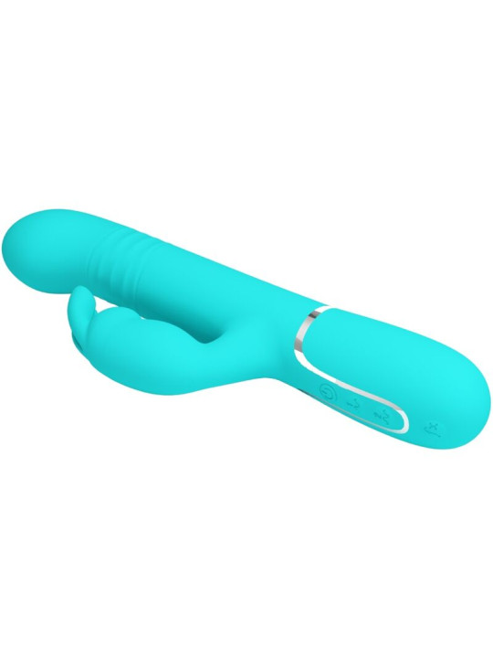 VIBRADOR COALE RABBIT PERLAS VERDE AGUA DE LA MARCA PRETTY LOVE FLIRTATION