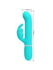 VIBRADOR COALE RABBIT PERLAS VERDE AGUA DE LA MARCA PRETTY LOVE FLIRTATION