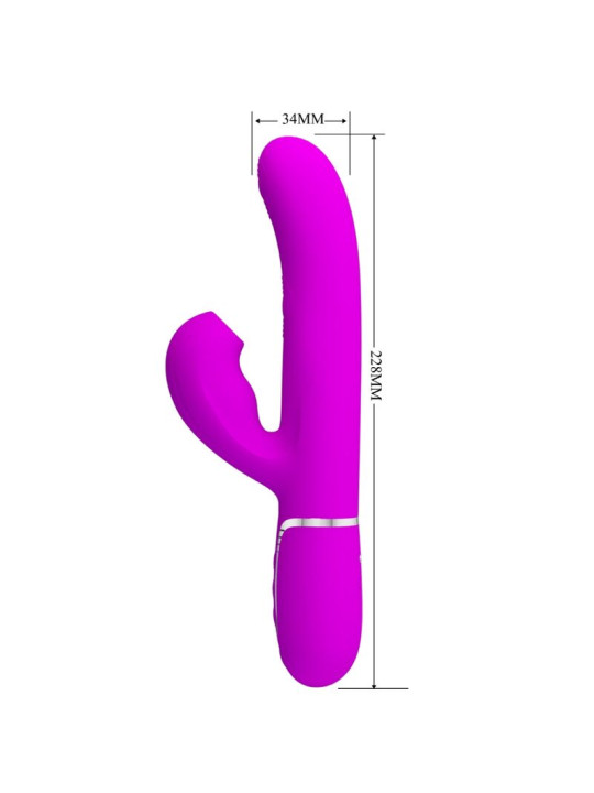 PERLITA VIBRADOR PUNTO G 3 EN 1 MULTIFUNCIÓN VIOETA DE LA MARCA PRETTY LOVE FLIRTATION