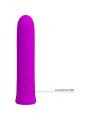 CURTIS MINI VIBRADOR SUPER POWER 12 VIBRACIONES SILICONA VIOLETA DE LA MARCA PRETTY LOVE FLIRTATION