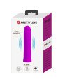 CURTIS MINI VIBRADOR SUPER POWER 12 VIBRACIONES SILICONA VIOLETA DE LA MARCA PRETTY LOVE FLIRTATION