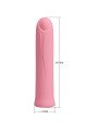 CURTIS MINI VIBRADOR SUPER POWER 12 VIBRACIONES SILICONA ROSA DE LA MARCA PRETTY LOVE FLIRTATION