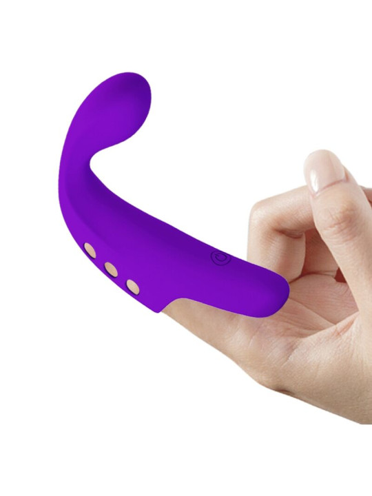 GORGON VIBRADOR DE DEDO RECARGABLE MORADO DE LA MARCA PRETTY LOVE SMART