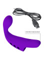 GORGON VIBRADOR DE DEDO RECARGABLE MORADO DE LA MARCA PRETTY LOVE SMART