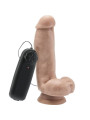 DILDO 12 CM CON TESTICULOS VIBRADOR NATURAL DE LA MARCA GET REAL