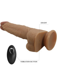 JONATHAN DILDO SILICONA 3 VIBRACIONES + 3 MEDIDAS INSERCIÓN CONTROL REMOTO 21 CM DE LA MARCA PRETTY LOVE HIGH GRADE